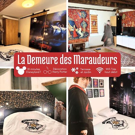 La Demeure Des Maraudeurs -10Min Disney-Jardin & Bbq Villiers-sur-Morin Eksteriør billede